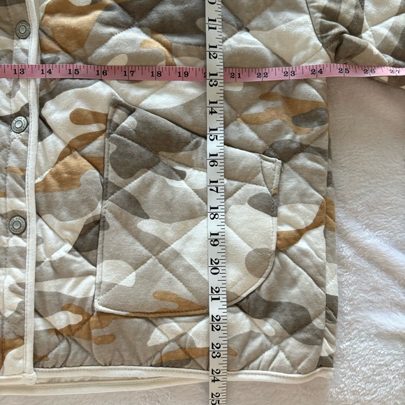 KENSIE Quilted Beige Camo Chore Jacket--XL - Picture 15 of 15